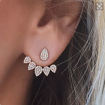 2020 New Crystal Flower Drop Earrings