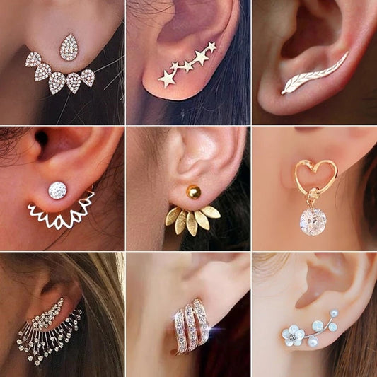 2020 New Crystal Flower Drop Earrings