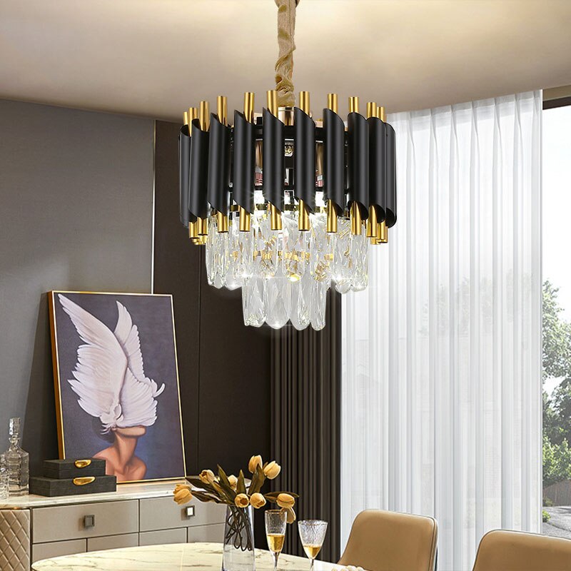 Modern Luxury Villa Crystal Chandelier