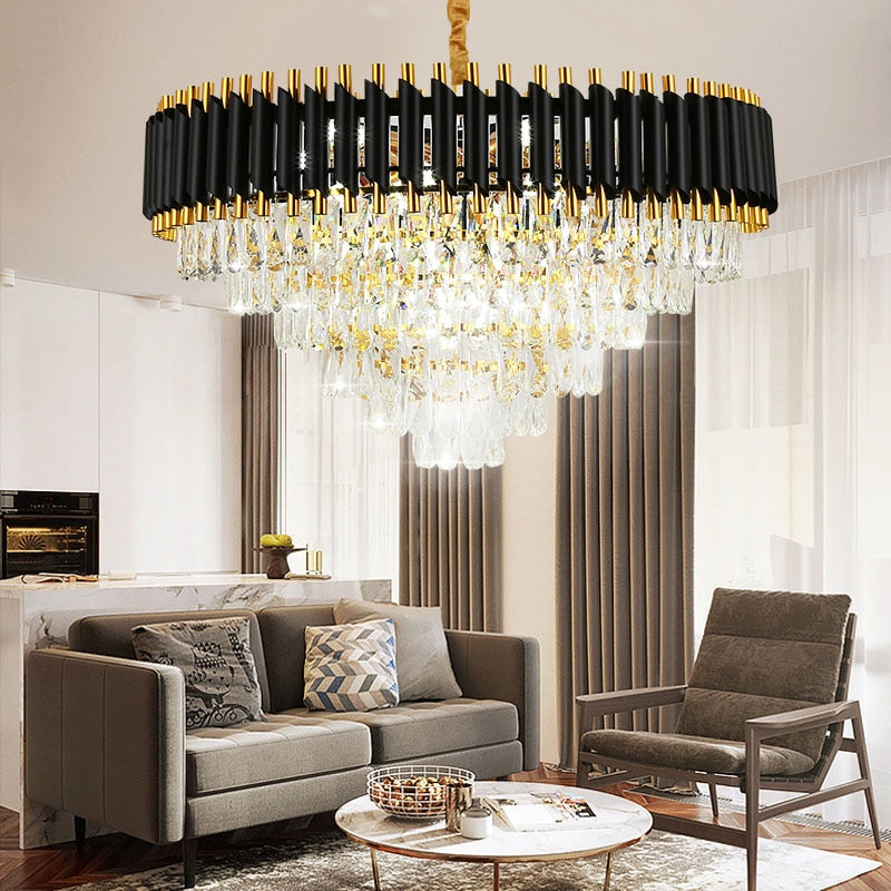 Modern Luxury Villa Crystal Chandelier