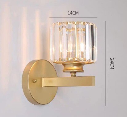 Crystal Wall Lamp Light Luxury