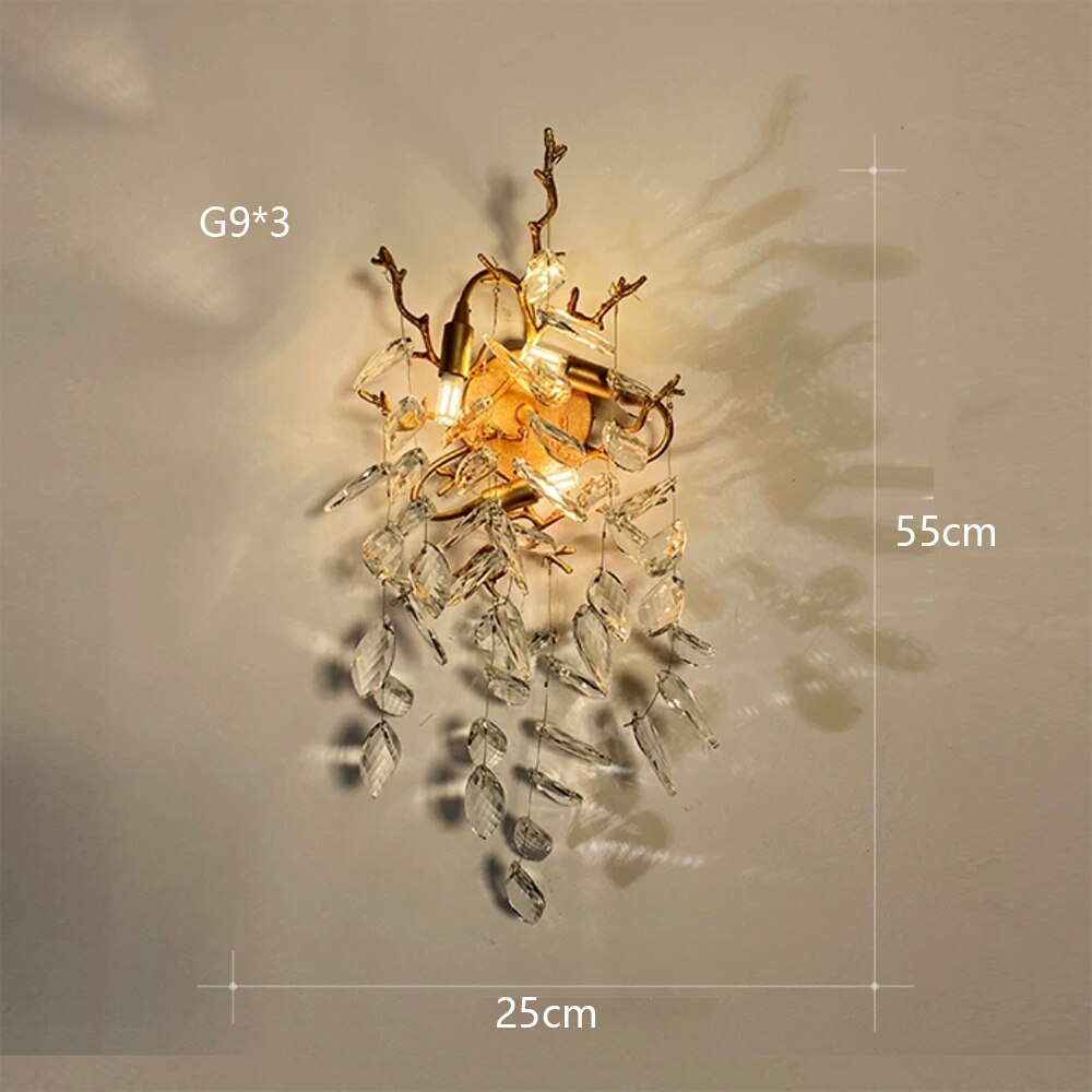 Chandelier New Modern LED Gold Luxury Crystal