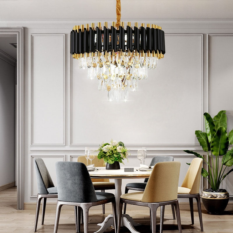 Modern Luxury Villa Crystal Chandelier