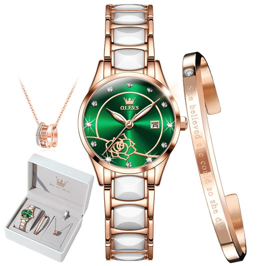 OLEVS Luxury Quartz Watch Women